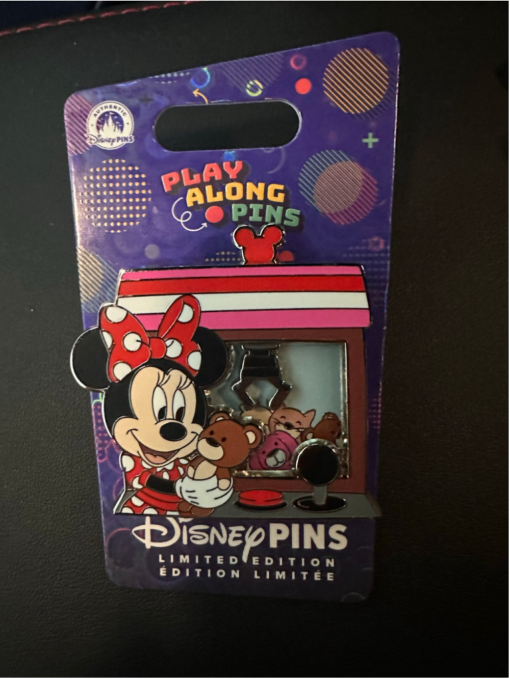 Minnie Mouse Play Along Pin of The Month Disney 2026 9 of 12 LE 2000 WDW
